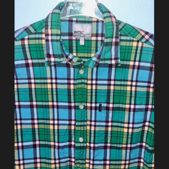 Striped Plaid Long Sleeve Shirt - Picture 6 of 7